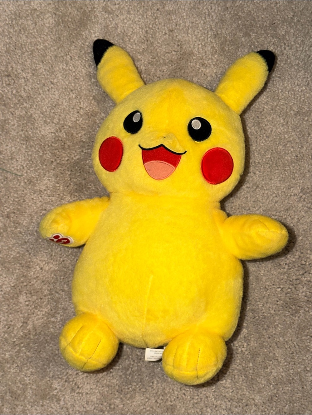 Build a Bear Pokémon Pikachu Plush Toy - Yellow Soft Kids Stuffed Animal